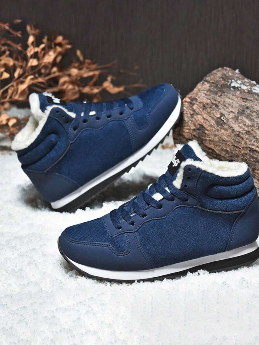 2025 Winter Women's Thermal Lined Warm Snow Boots, Wear-Resistant, Non-Slip, Suitable For Outdoor Activities, Unisex