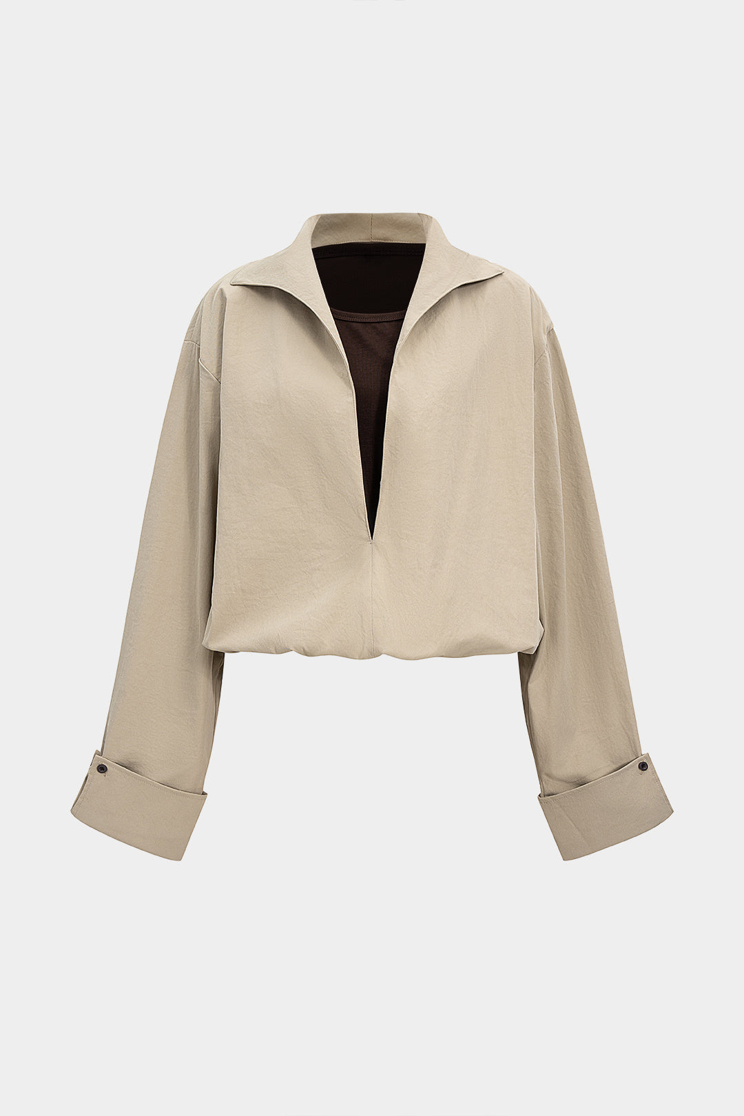 V-Neck Long-Sleeve Shirt