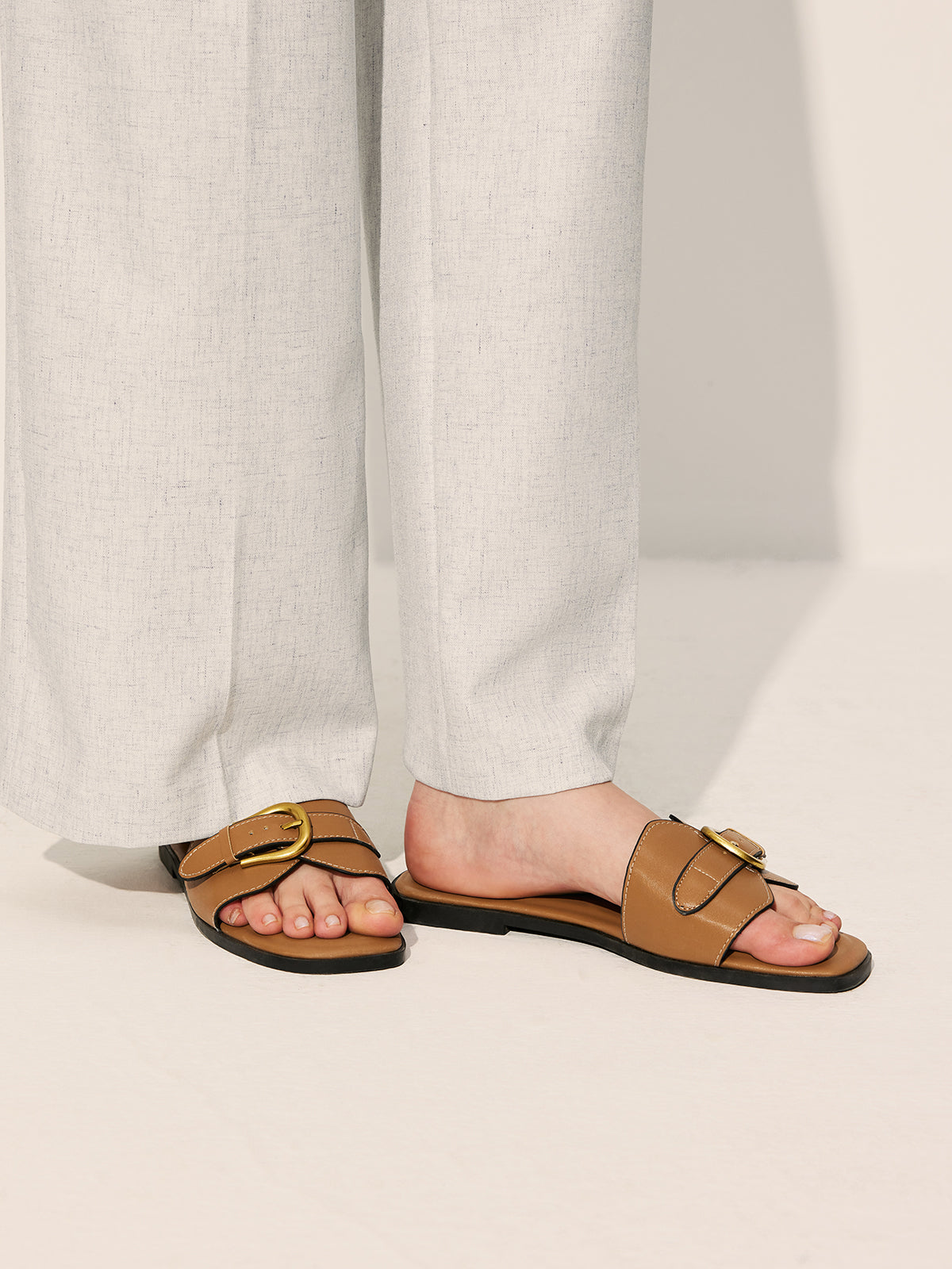 Strap Slide Sandals