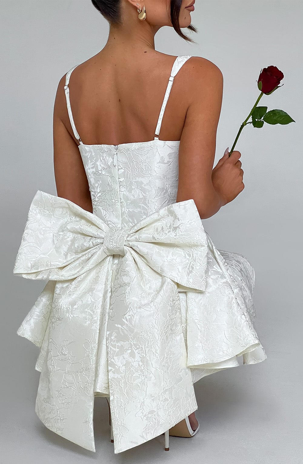 Jacquard Corset Mini Dress