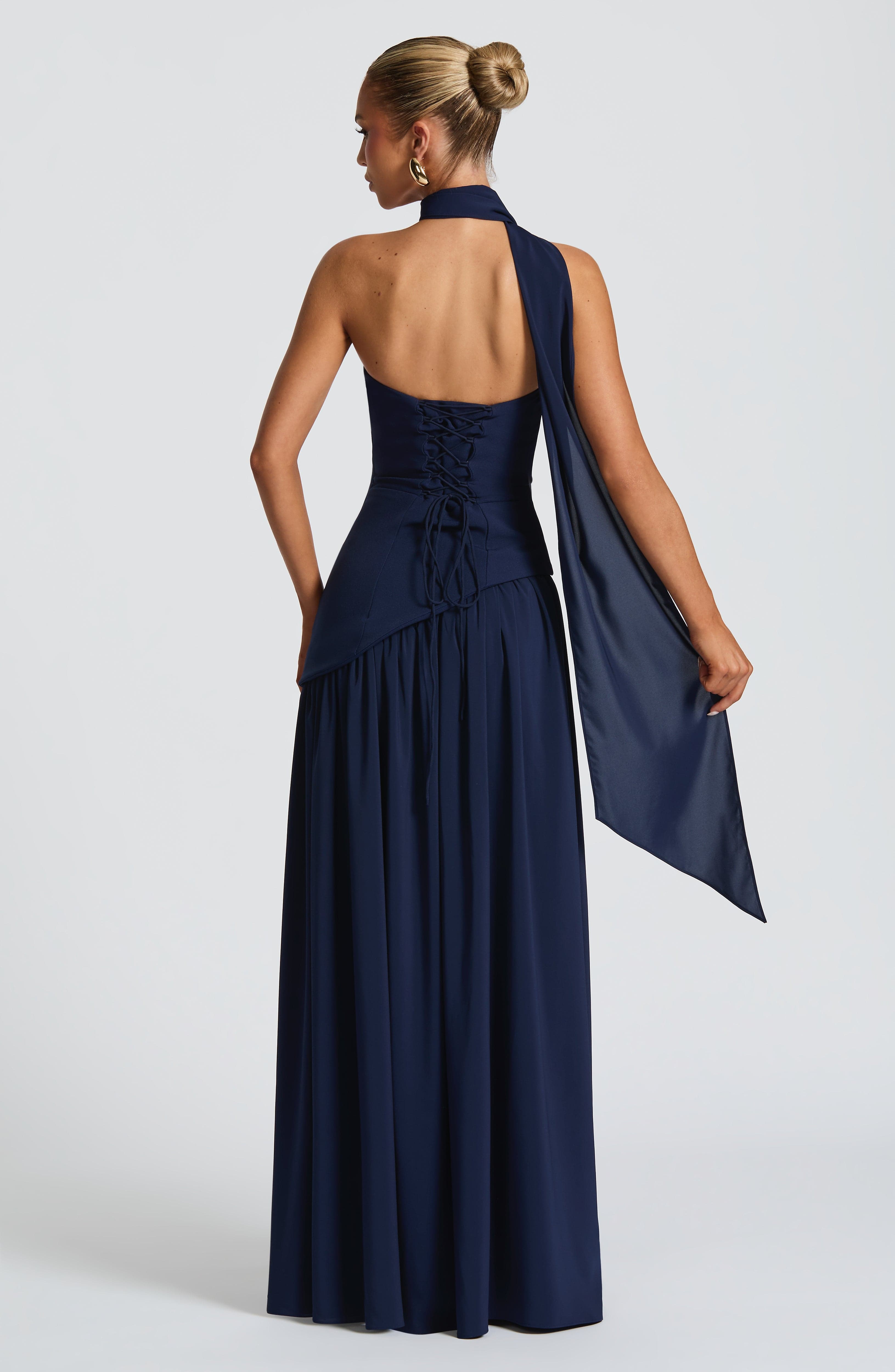 Midnight Elegance Maxi Dress