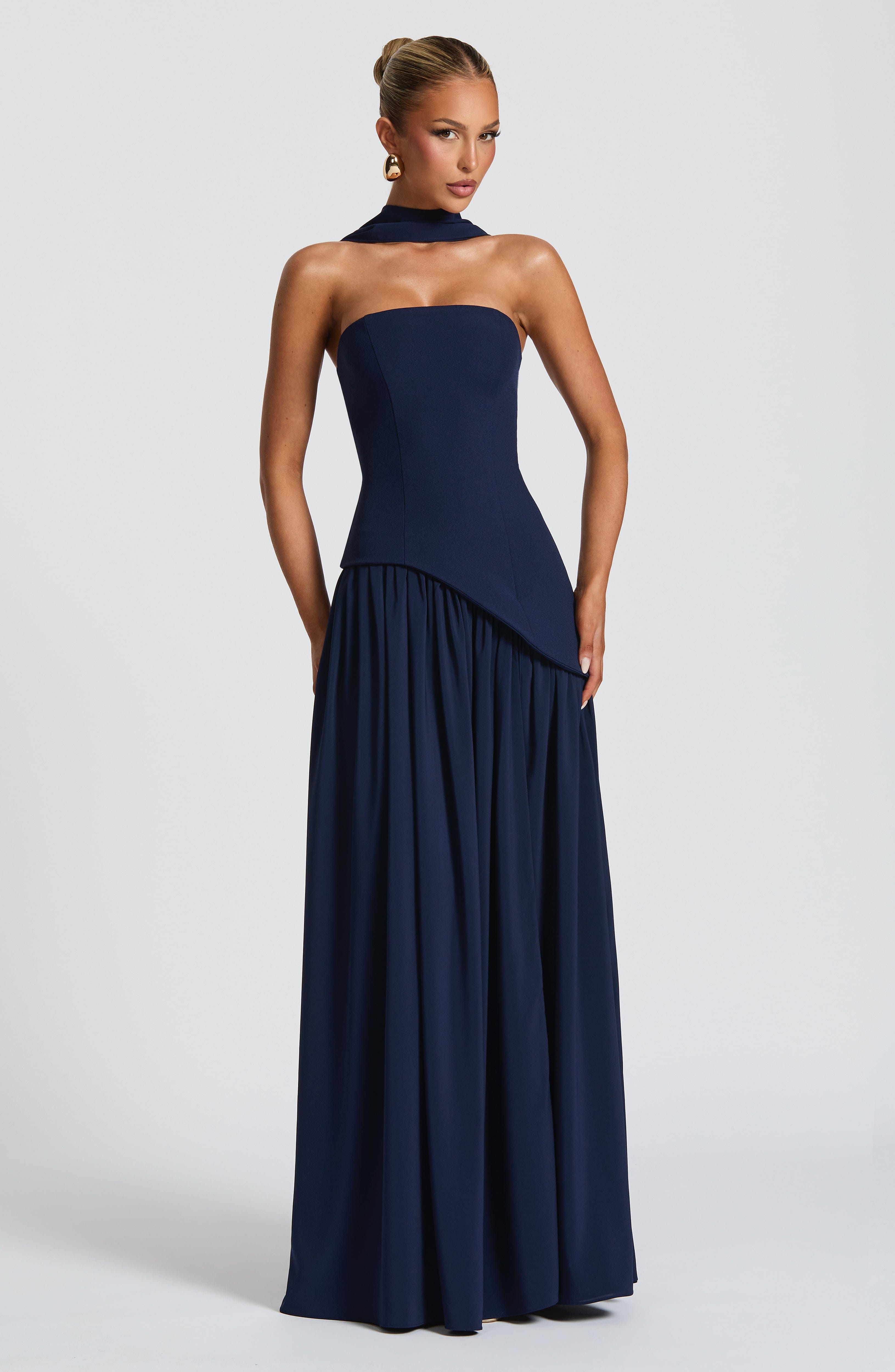 Midnight Elegance Maxi Dress