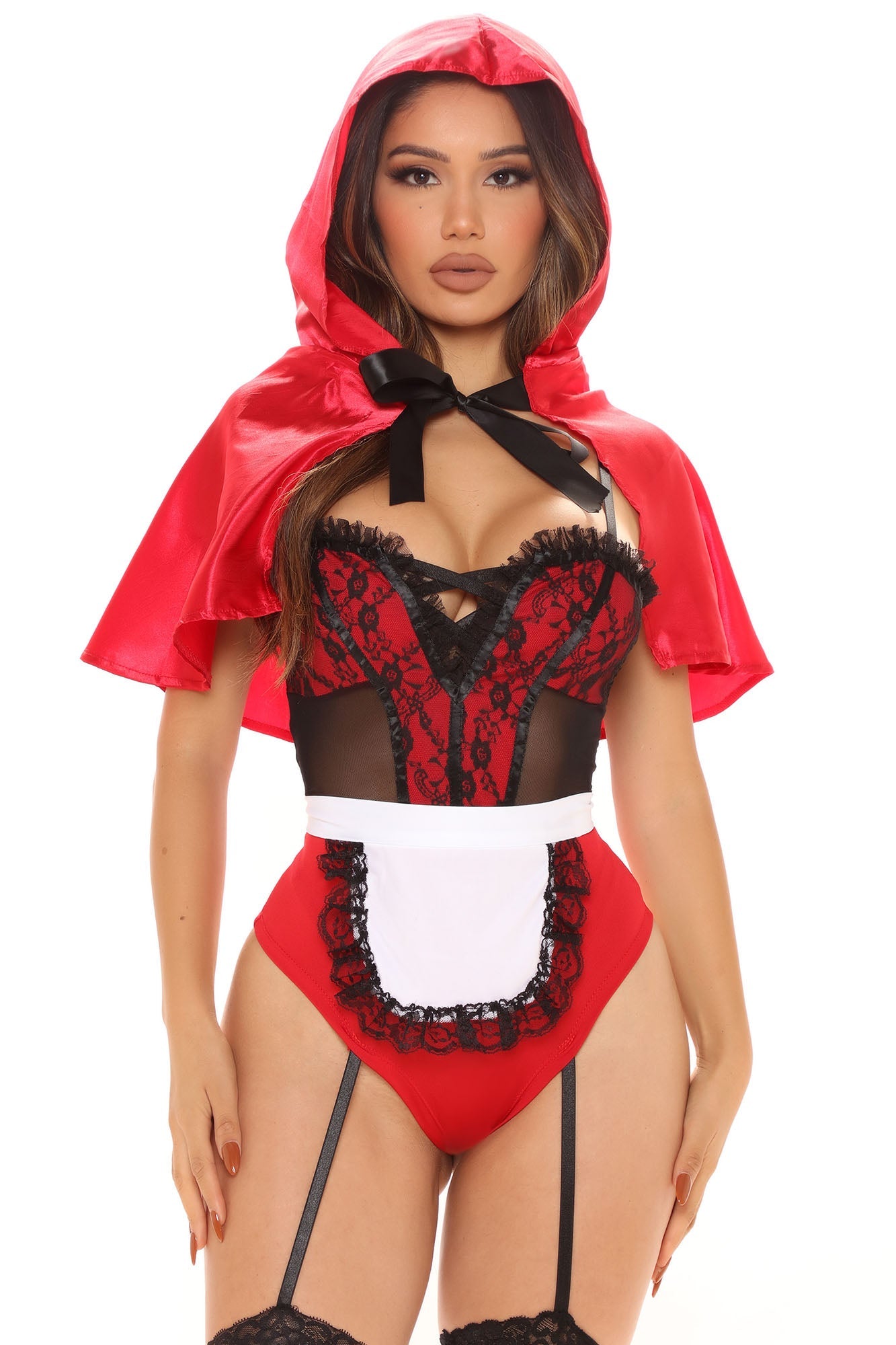 Don't Trust No Wolf 3 Piece Costume Set - Red