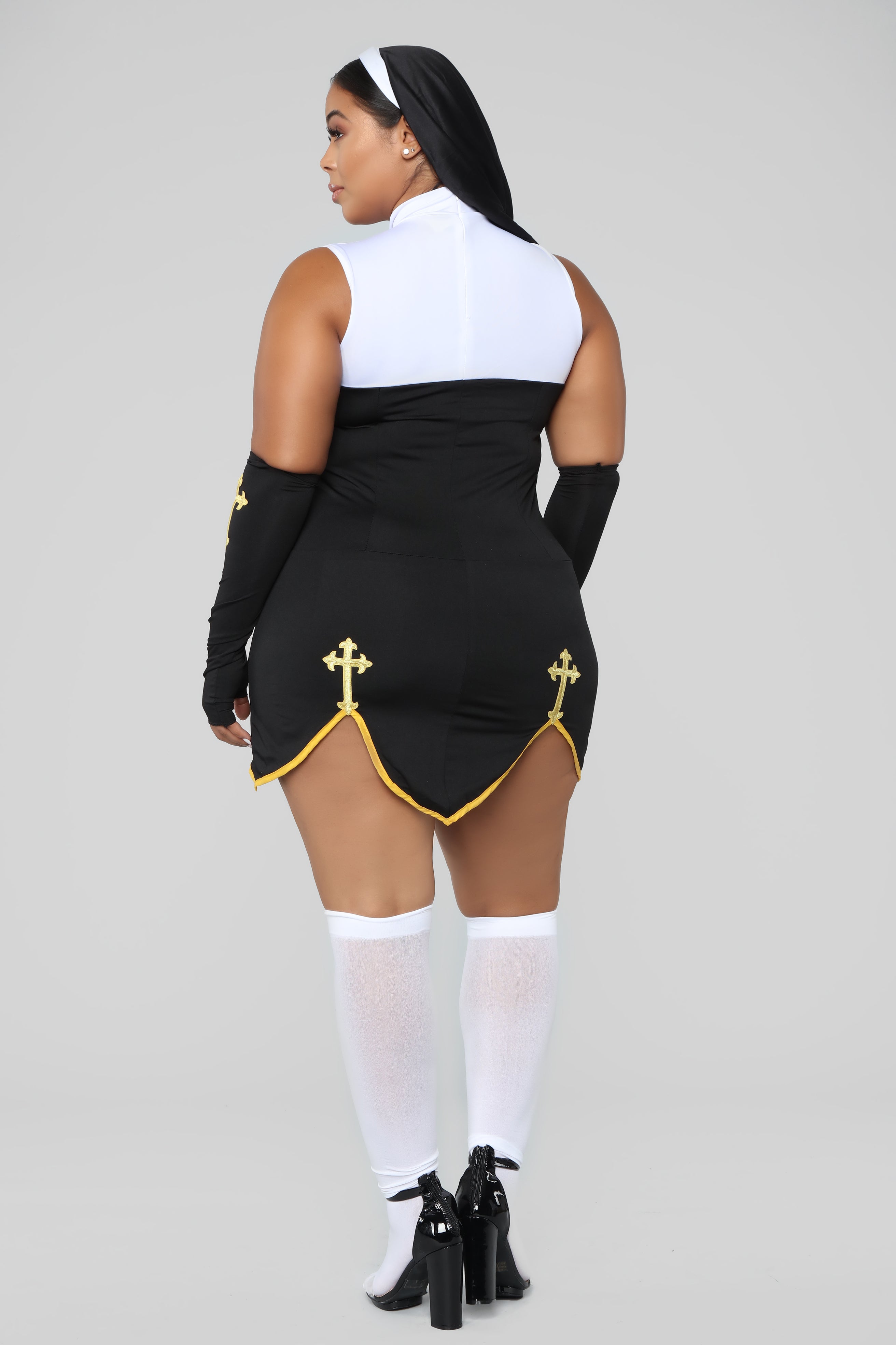 Bad Habits Nun  Costume Set