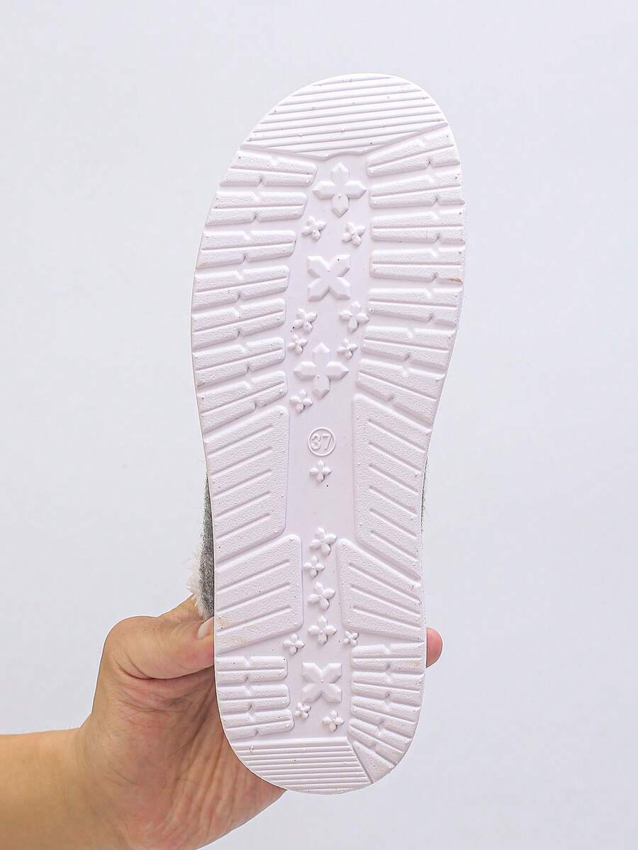 Women's Comfortable Plush Slip-On Flat Short Boots, Winter,Fur Boots