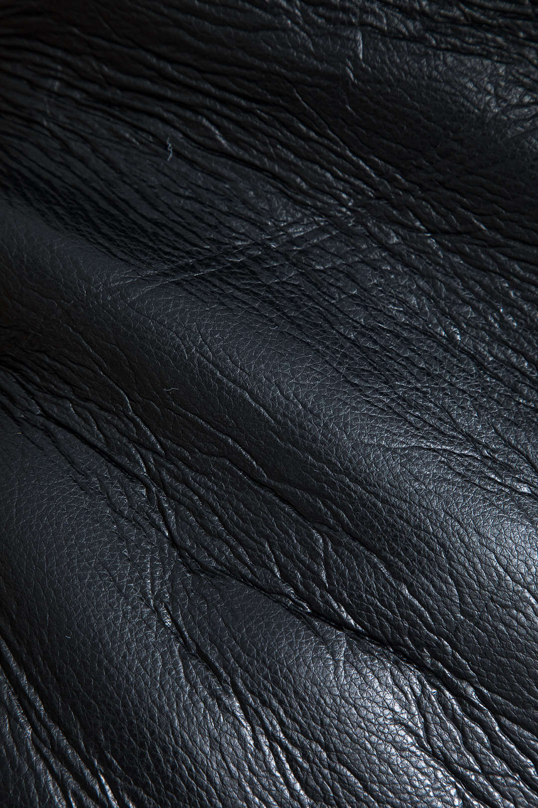 Faux Leather Long Sleeve Collar Jacket