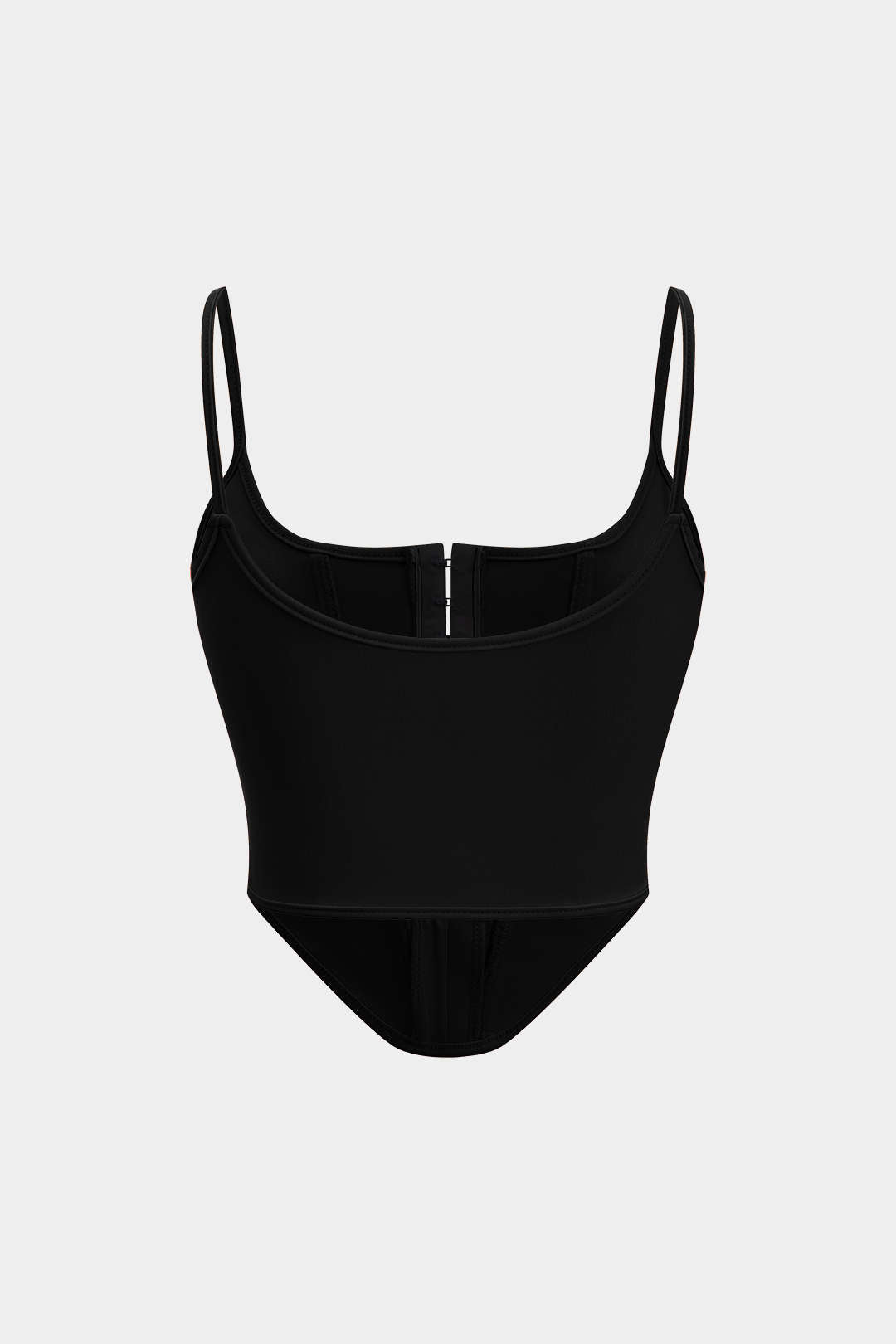 Solid Bustier Corset Tank Top