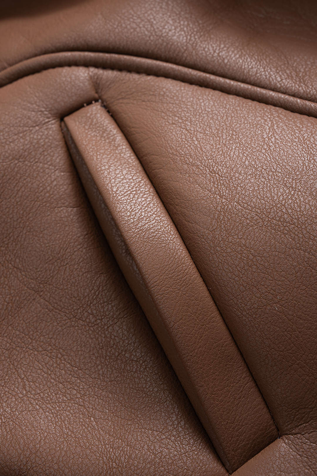 Faux Leather Belted Coat