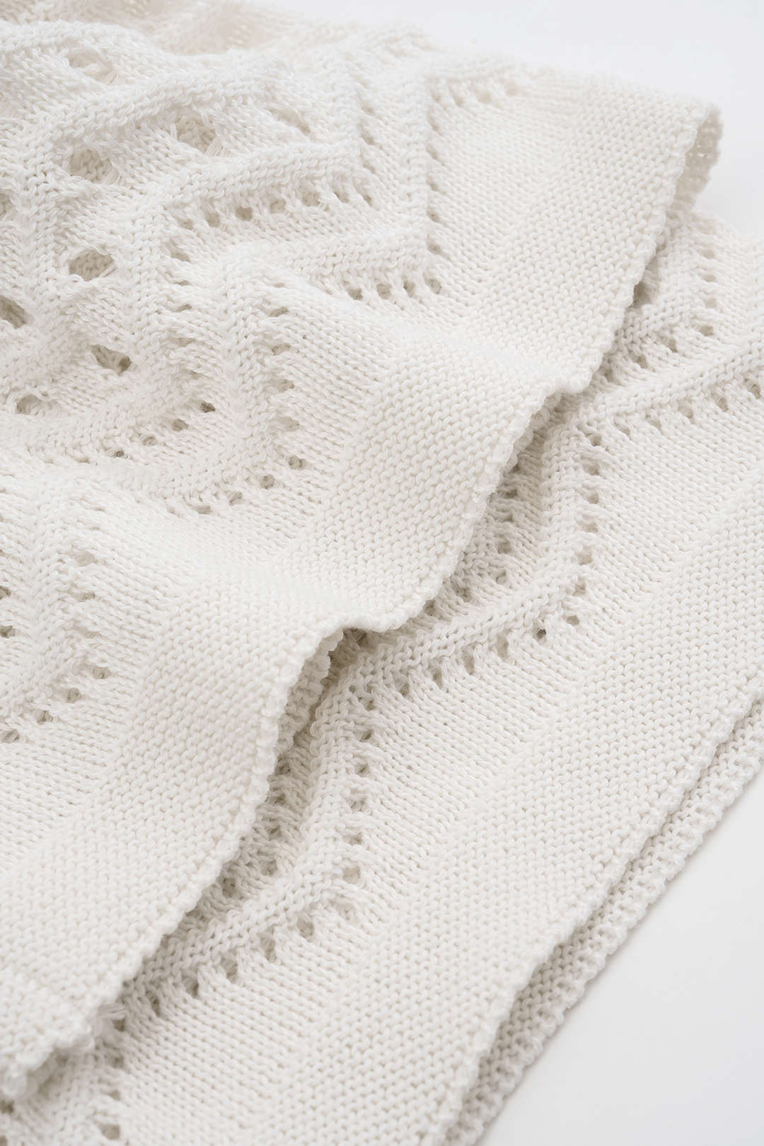 Knit Hollow Out Top And Trousers Set