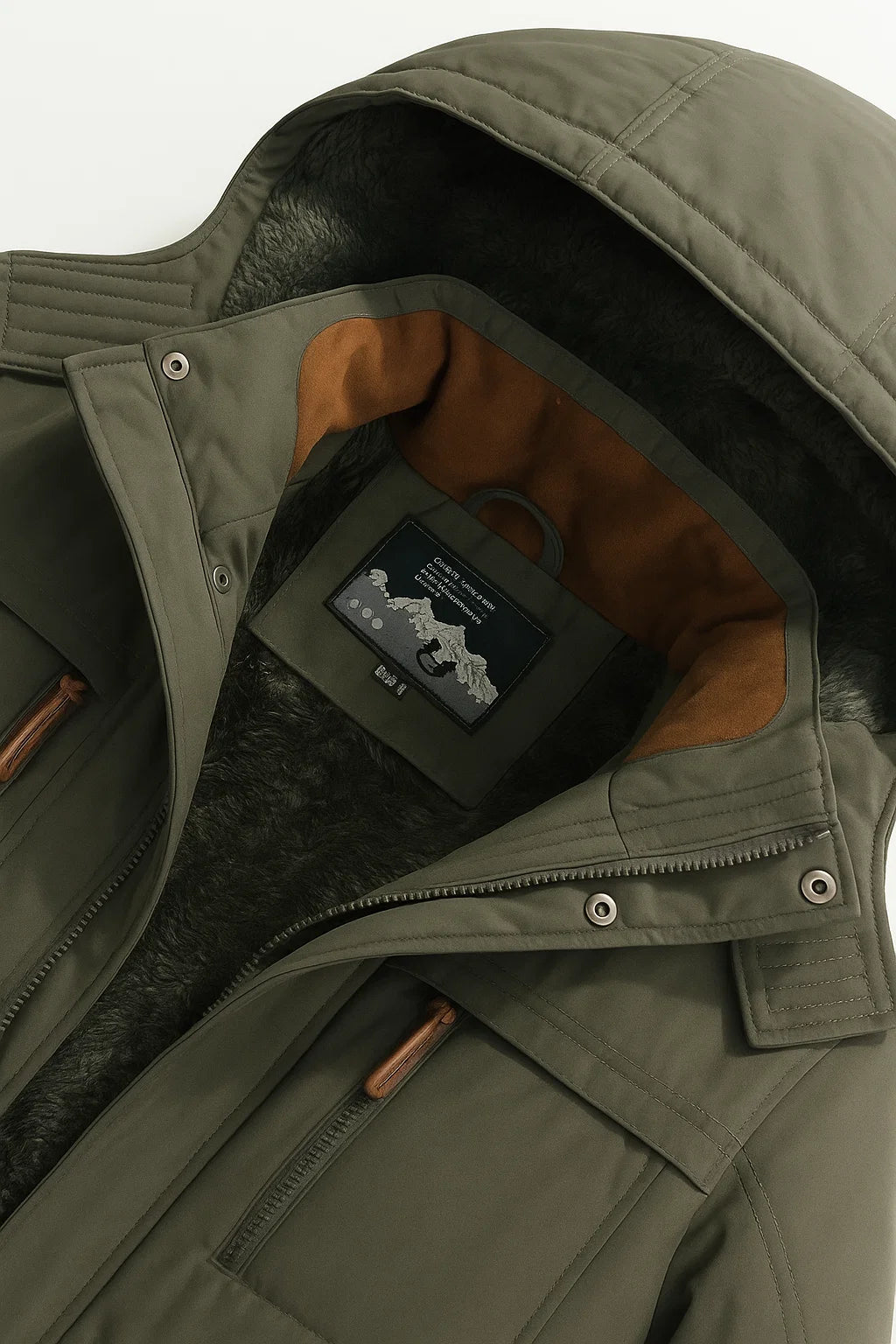 Men's Insulated Waterproof Puffer Jacket for Outdoor Activities