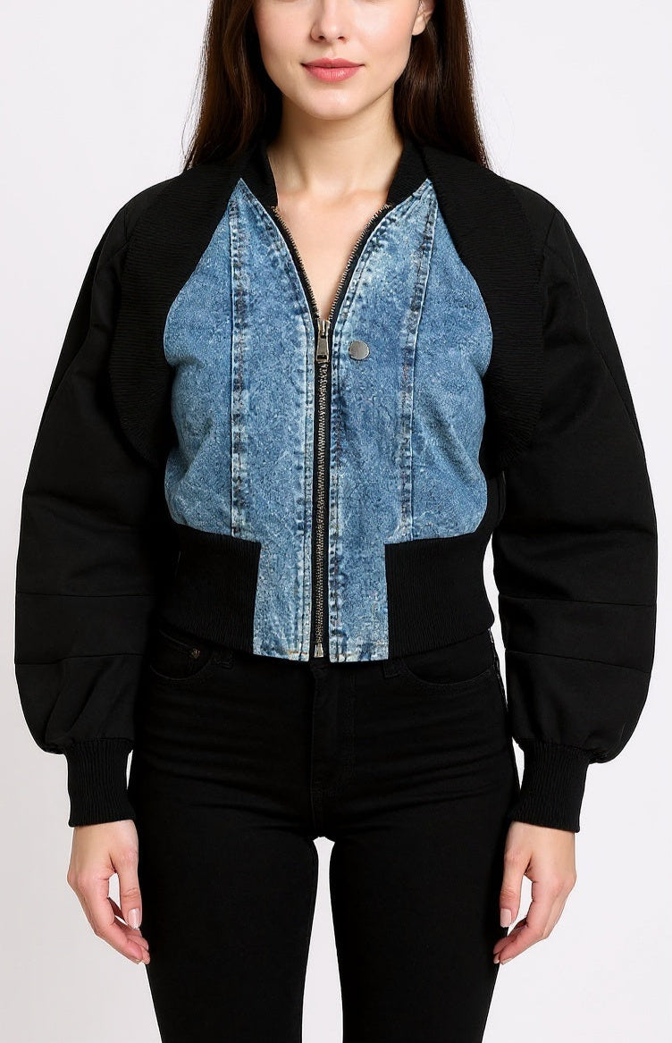 Bomber Jacket  Denim