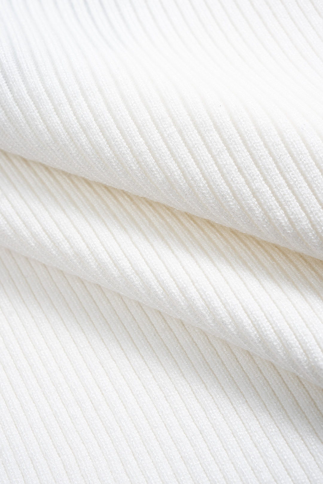 Knit Button Contrast Short-Sleeve Top