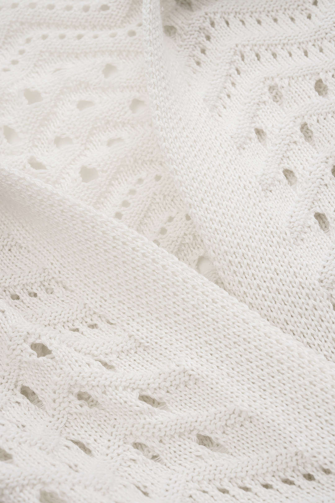 Knit Hollow Out Top And Trousers Set