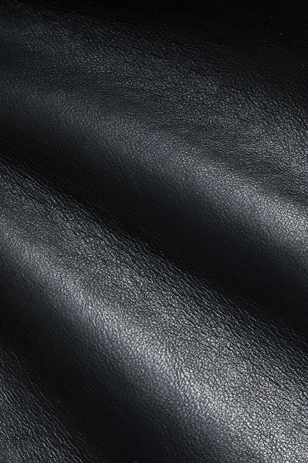 Faux Leather Fur Collar Jacket