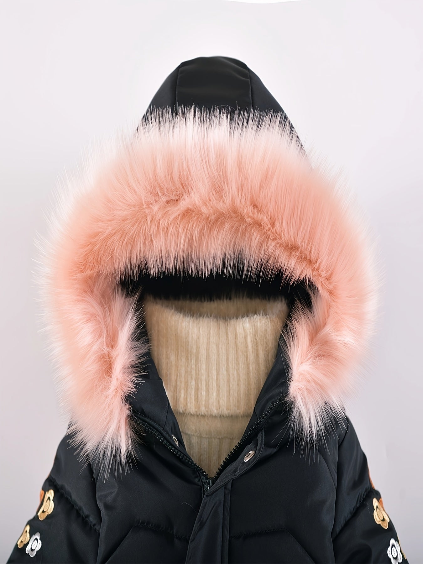 Girls Winter Parka Thickened Warm