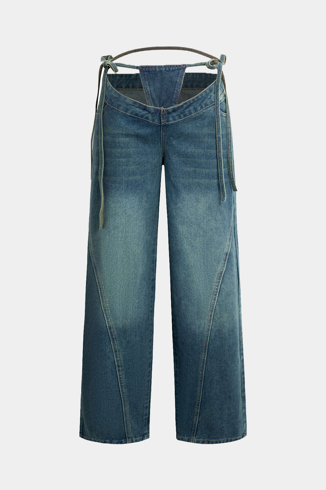 Nova Cutout String Tie Jeans
