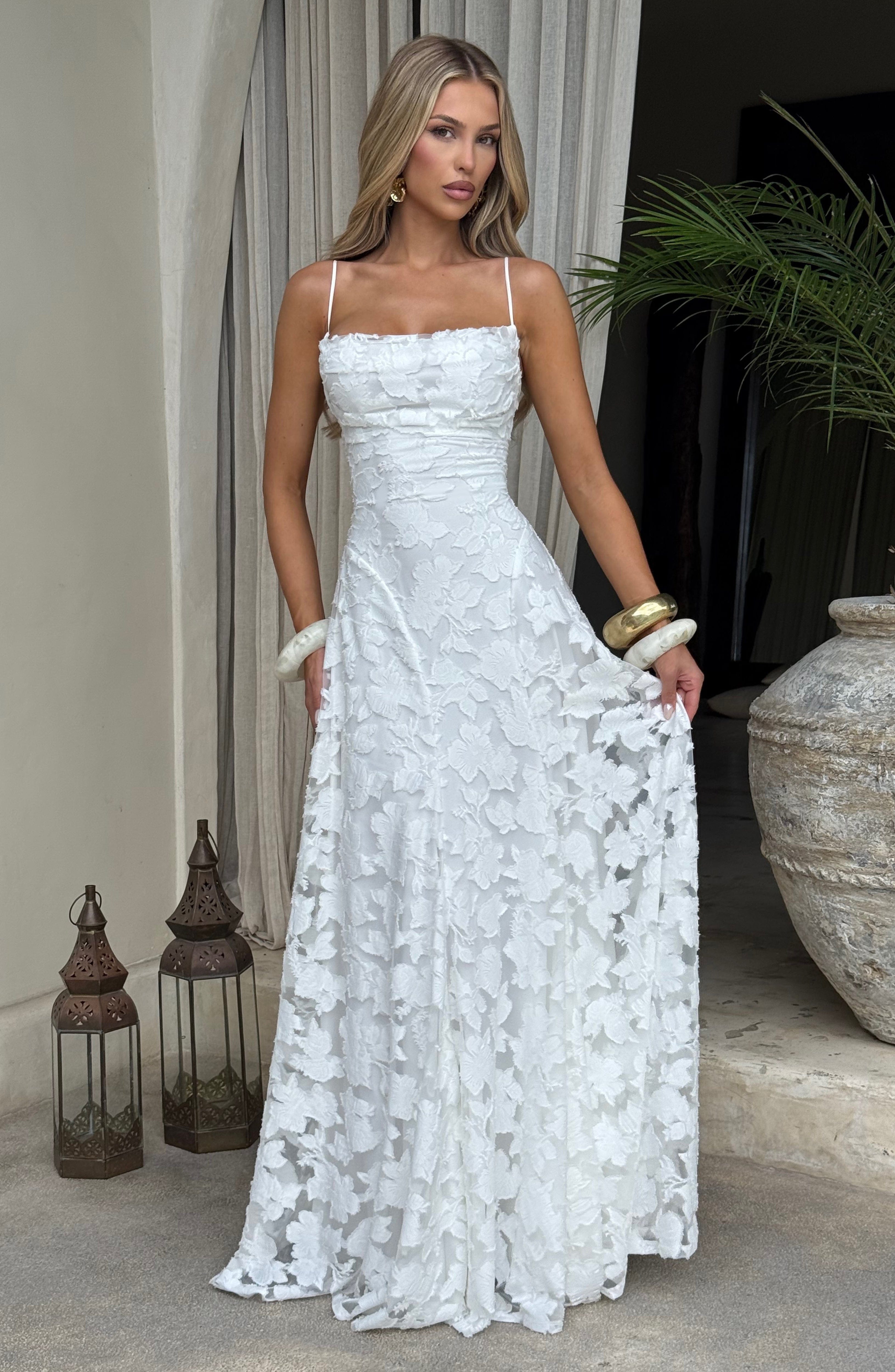 Francis Maxi Dress - Ivory
