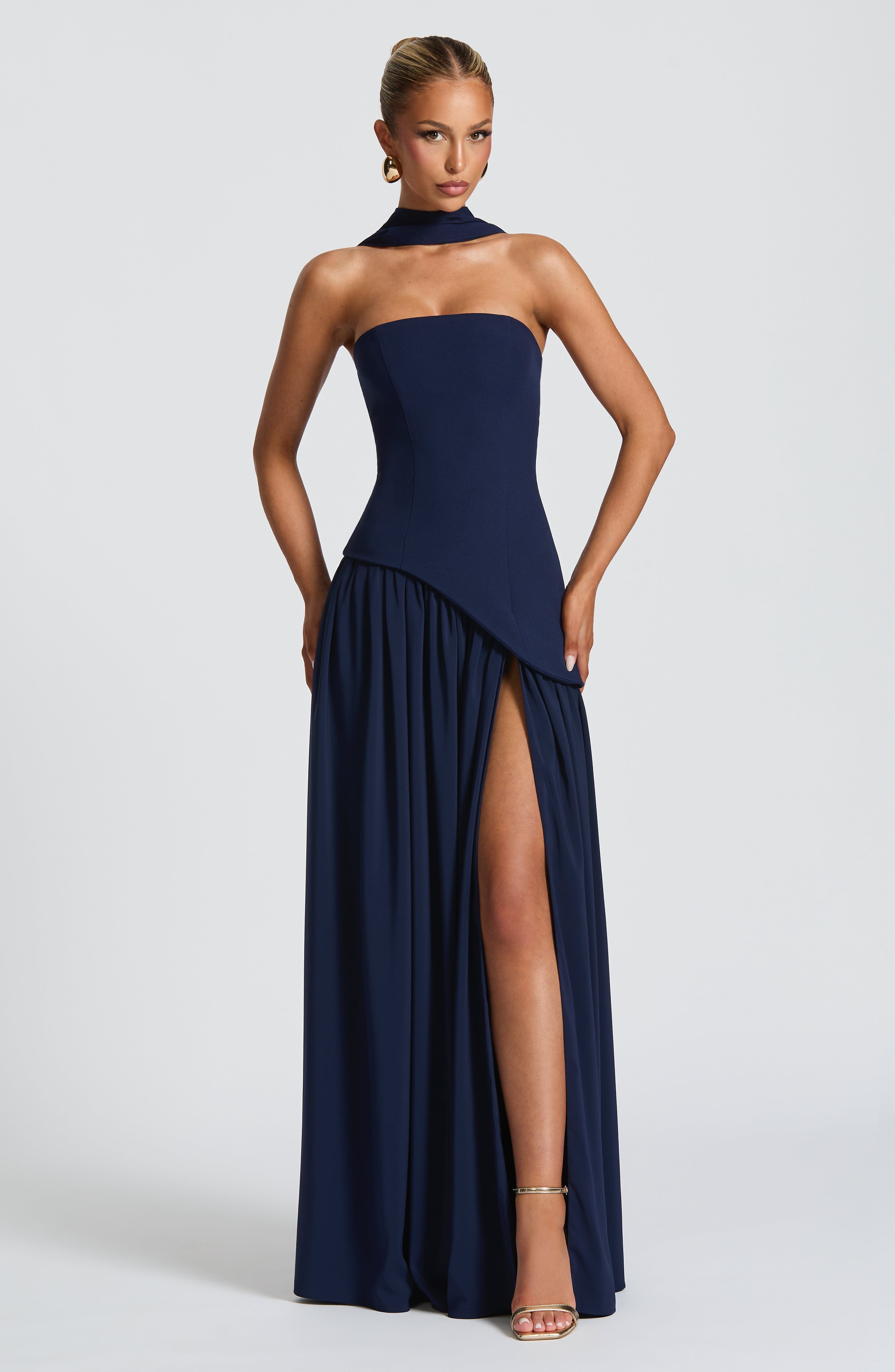 Midnight Elegance Maxi Dress